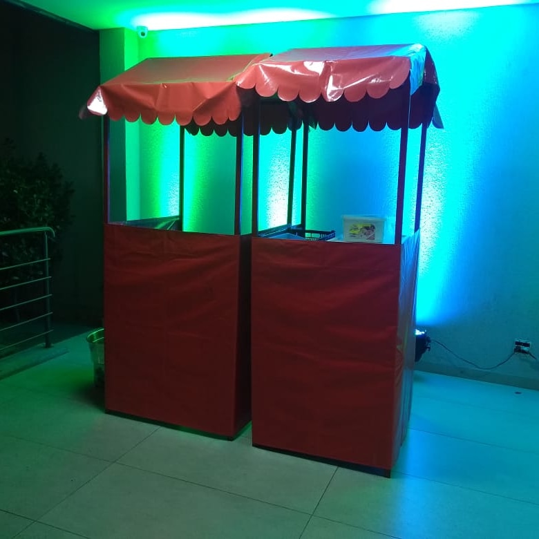 Barraquinha de Pipoca e Algodão Doce
